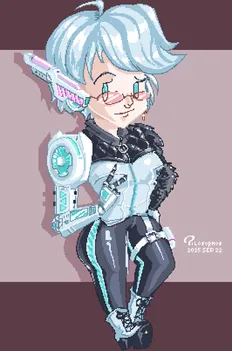 Chibi Camille, drawn September 22, 2025