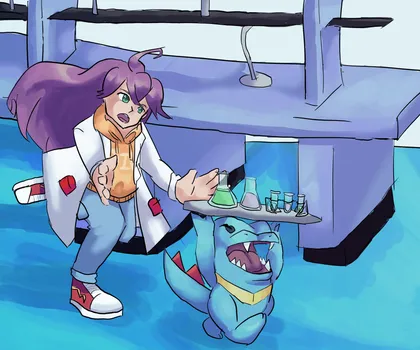 Give that back!, drawn by DawningWinds, Art Fight 2025