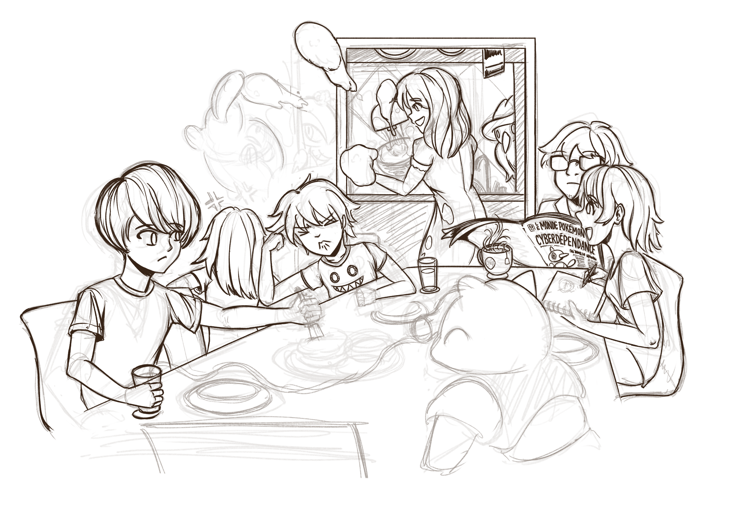 Routine, first concept (Bulbabang illustration)