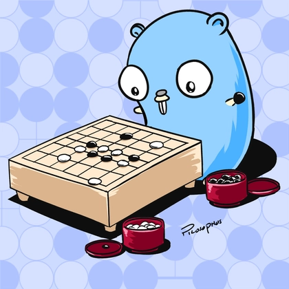 Go Gopher playing Go