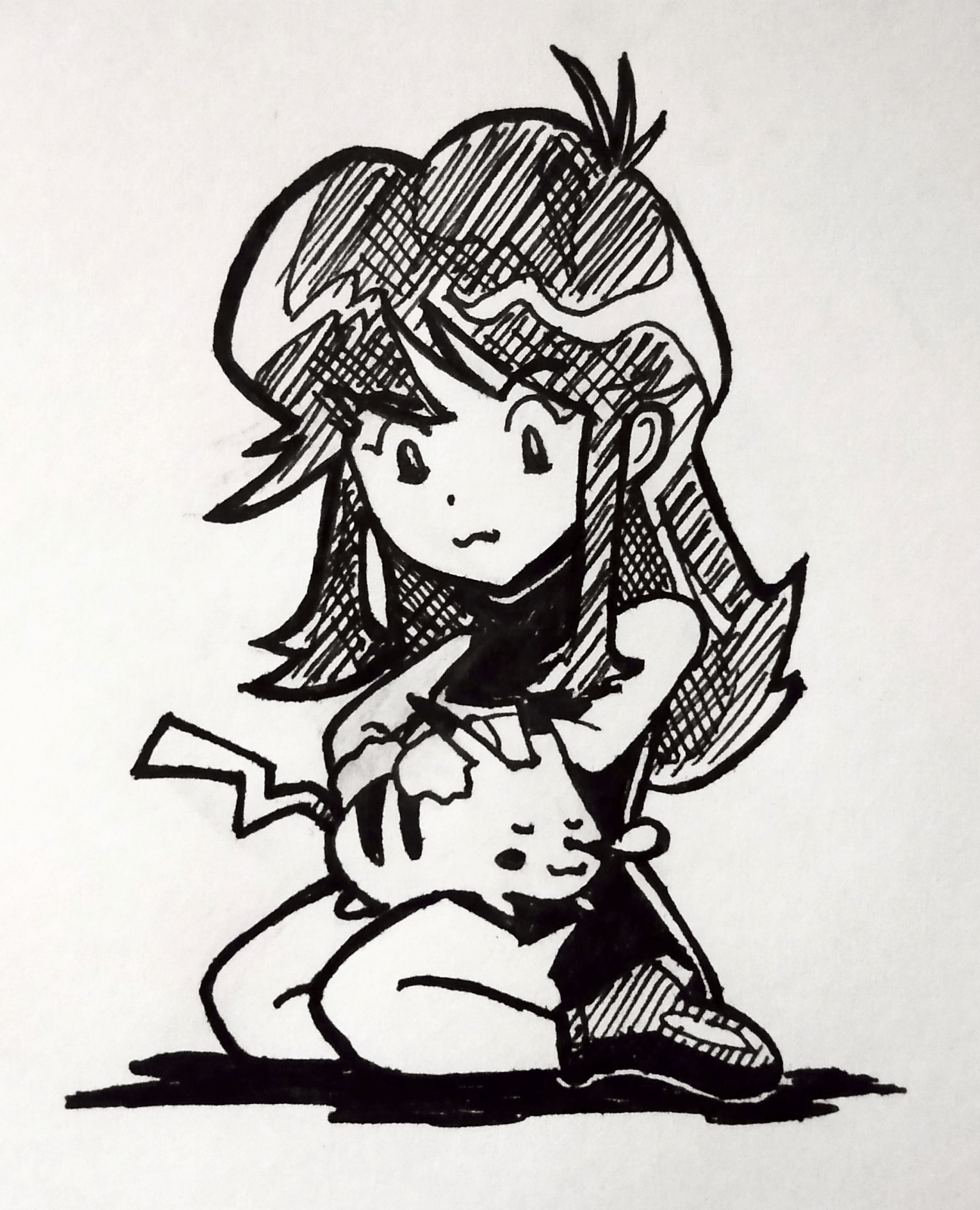 Green And Pikachu