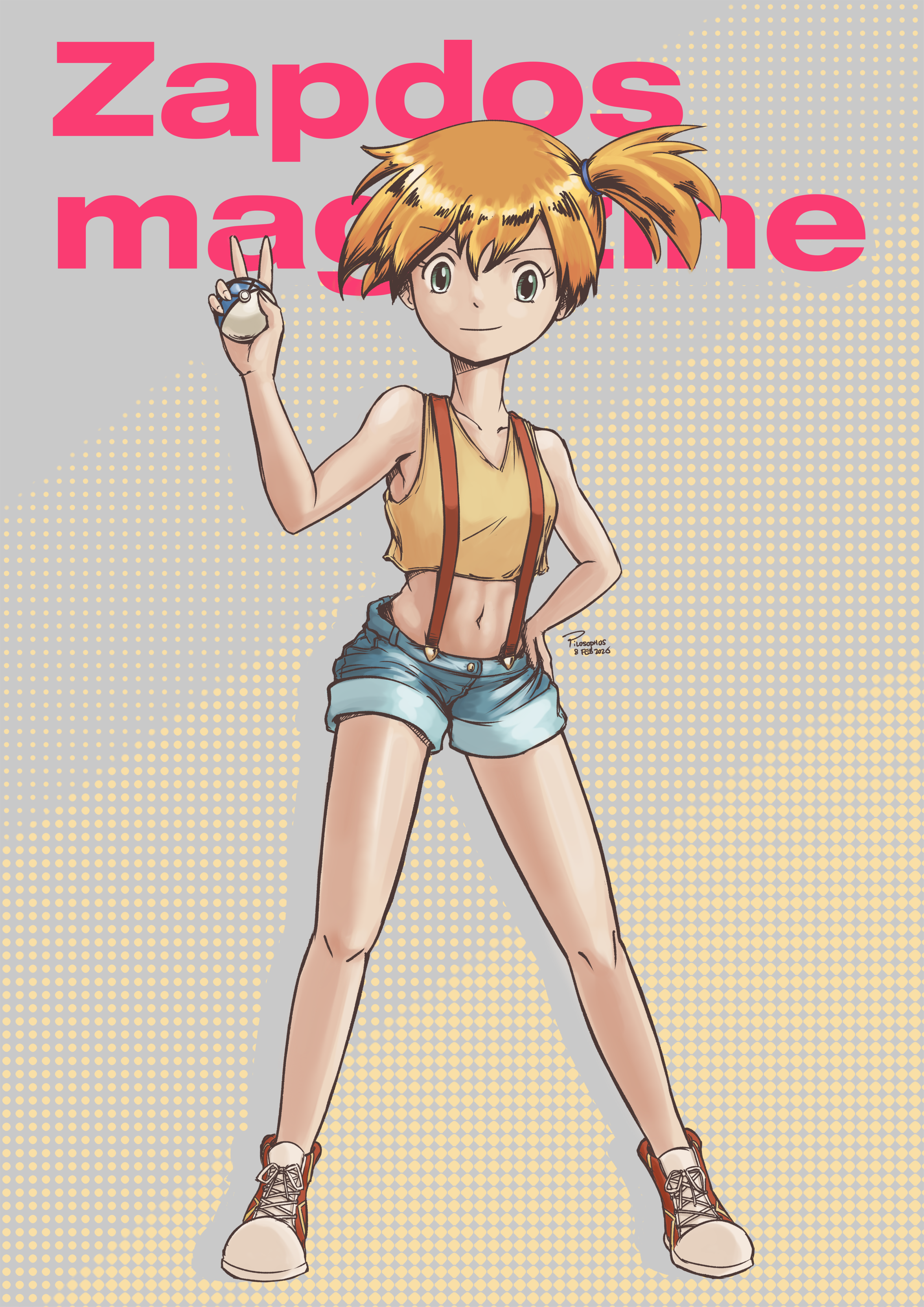 Misty in Zapdos Magazine (Textless)