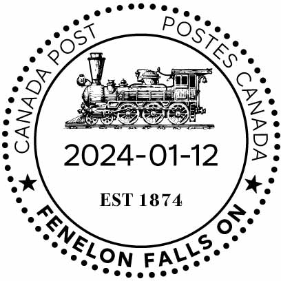 A pictorial postmark from Fenelon Falls, Ontario, Canada