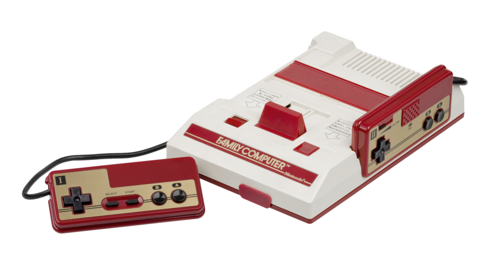A picture of the Famicom.