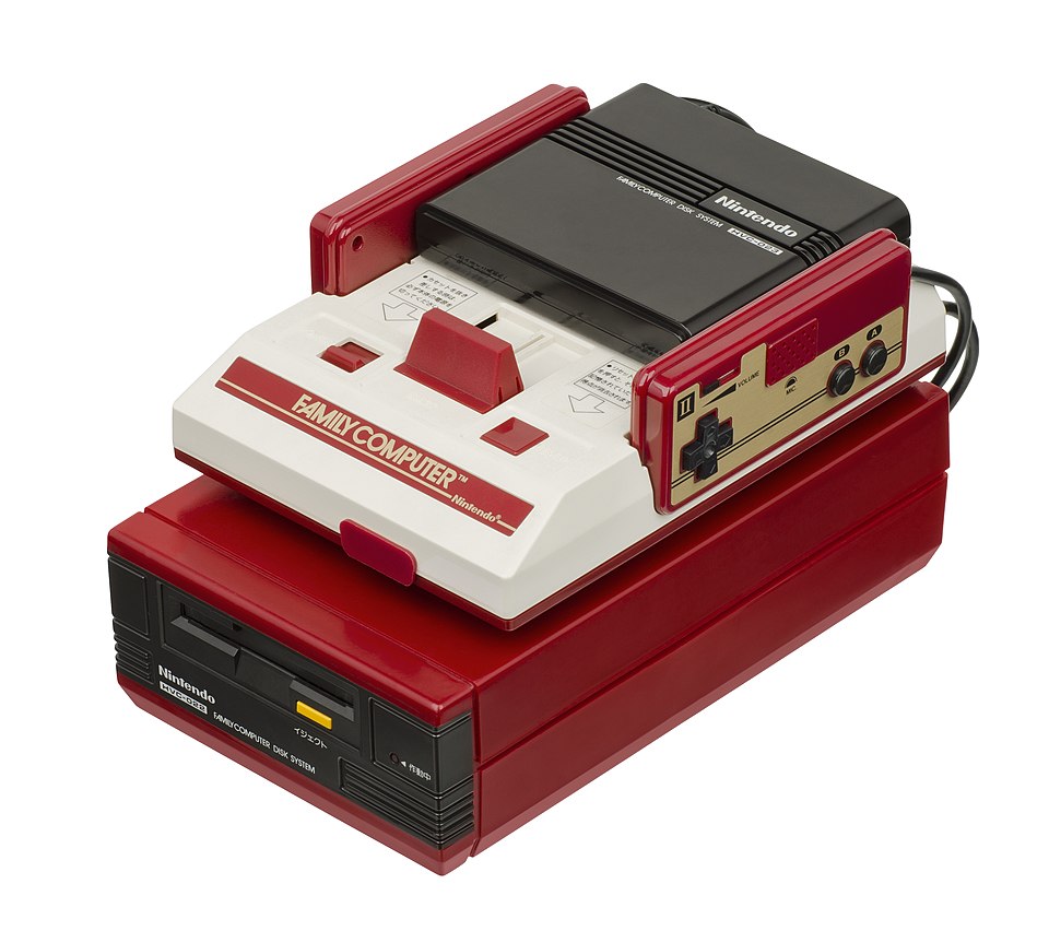 A picture of Famicom Disk System